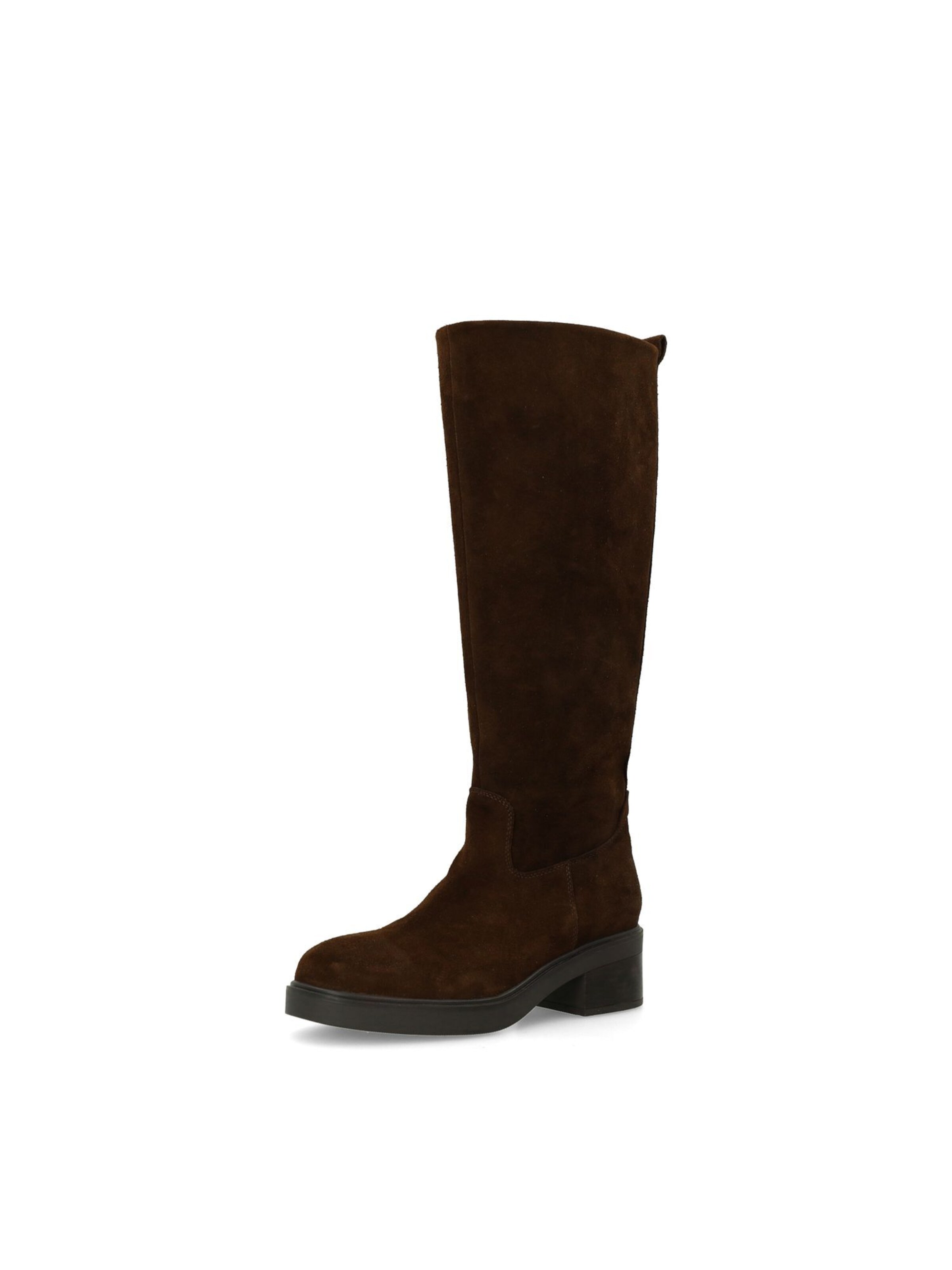 Bottes MANFIELD en marron : devant