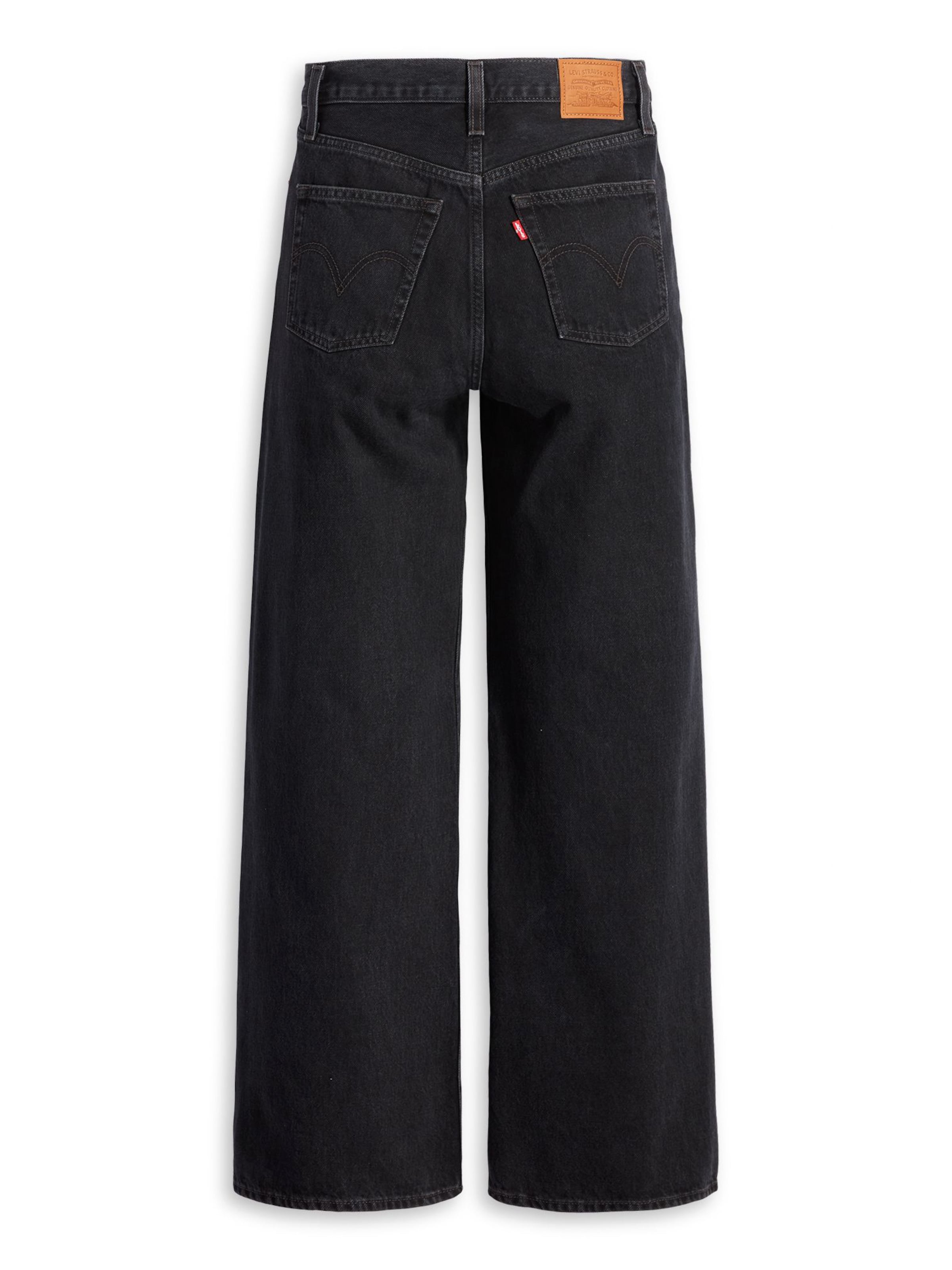 LEVI'S ® Baggy Τζιν 'Ribcage Wide Leg ' σε μαύρο