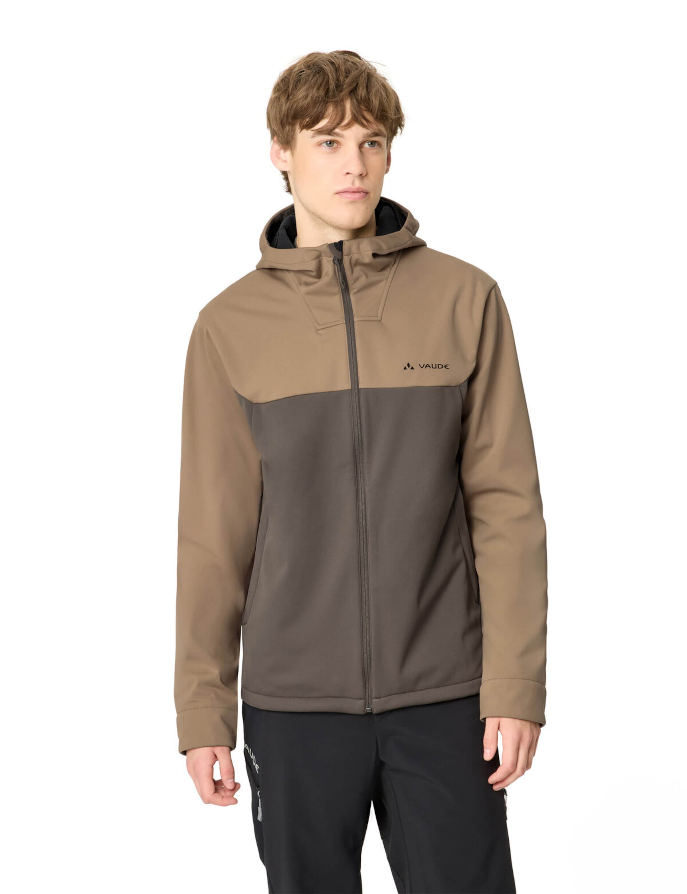 VAUDE Outdoorjacke 'Qimsa' in Braun: Vorderseite
