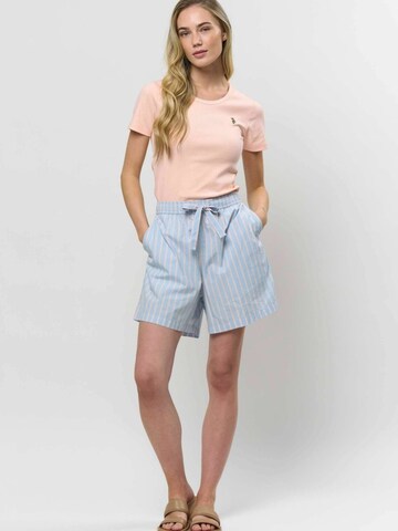 U.S. POLO ASSN. Regular Shorts ' Margo striped ' in Blau: Vorderseite