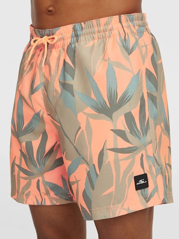 O'NEILL Kratke kopalne hlače 'O'neill Print 16' | oranžna barva