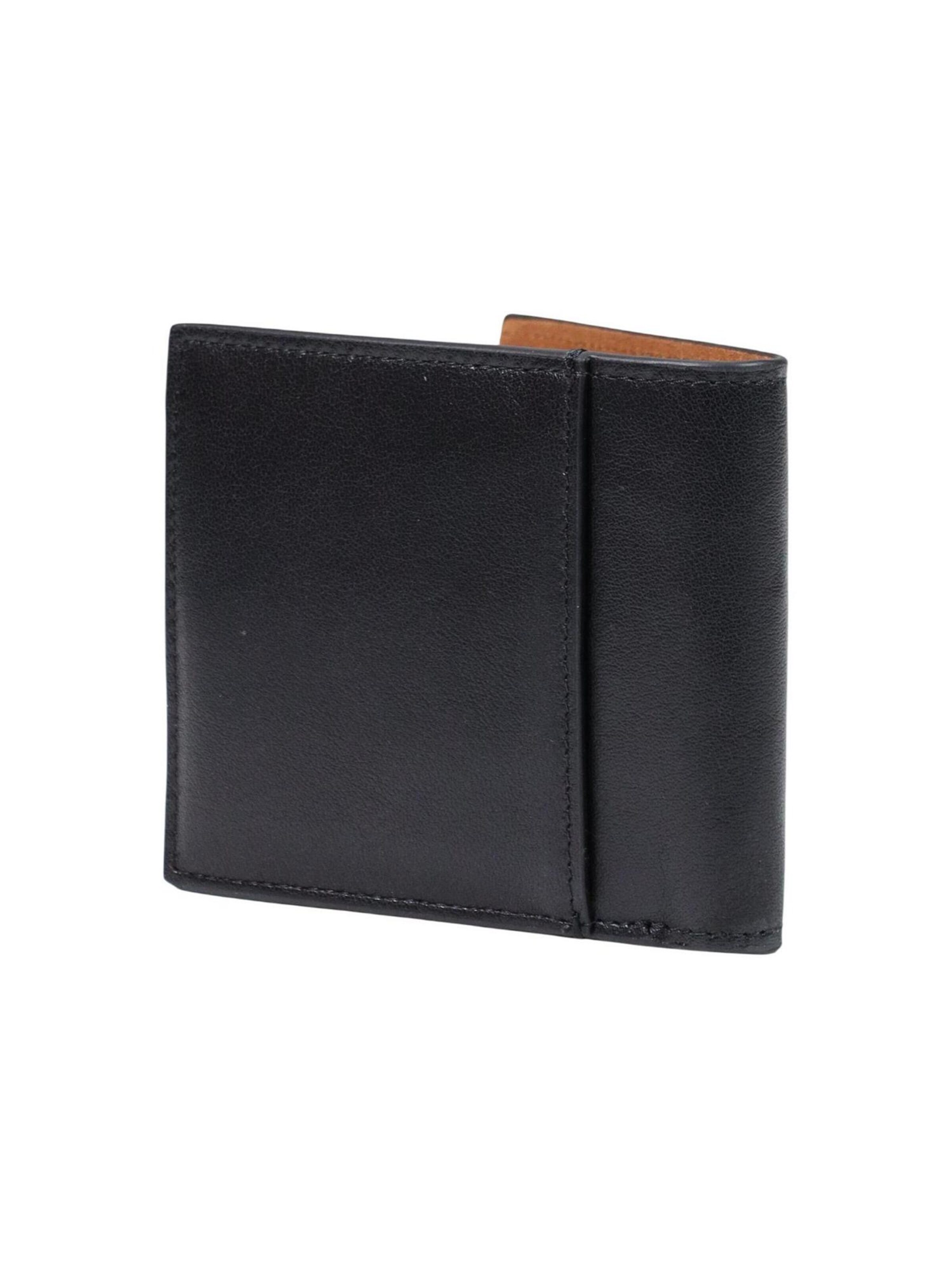 Portamonete 'BOLD CK SUEDE BILLFOLD LV04D1364G' di Calvin Klein in nero