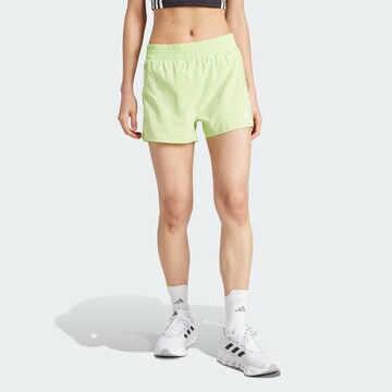 ADIDAS PERFORMANCE Regular Sports trousers 'Own the Run' in Green: front