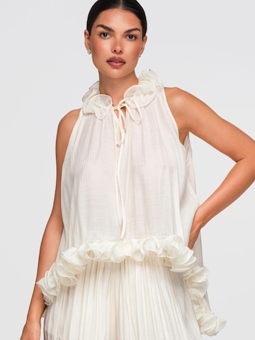 Ombre Bluse i beige