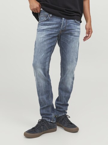 JACK & JONES Slimfit Jeans 'Glenn Cole' in Blauw: voorkant