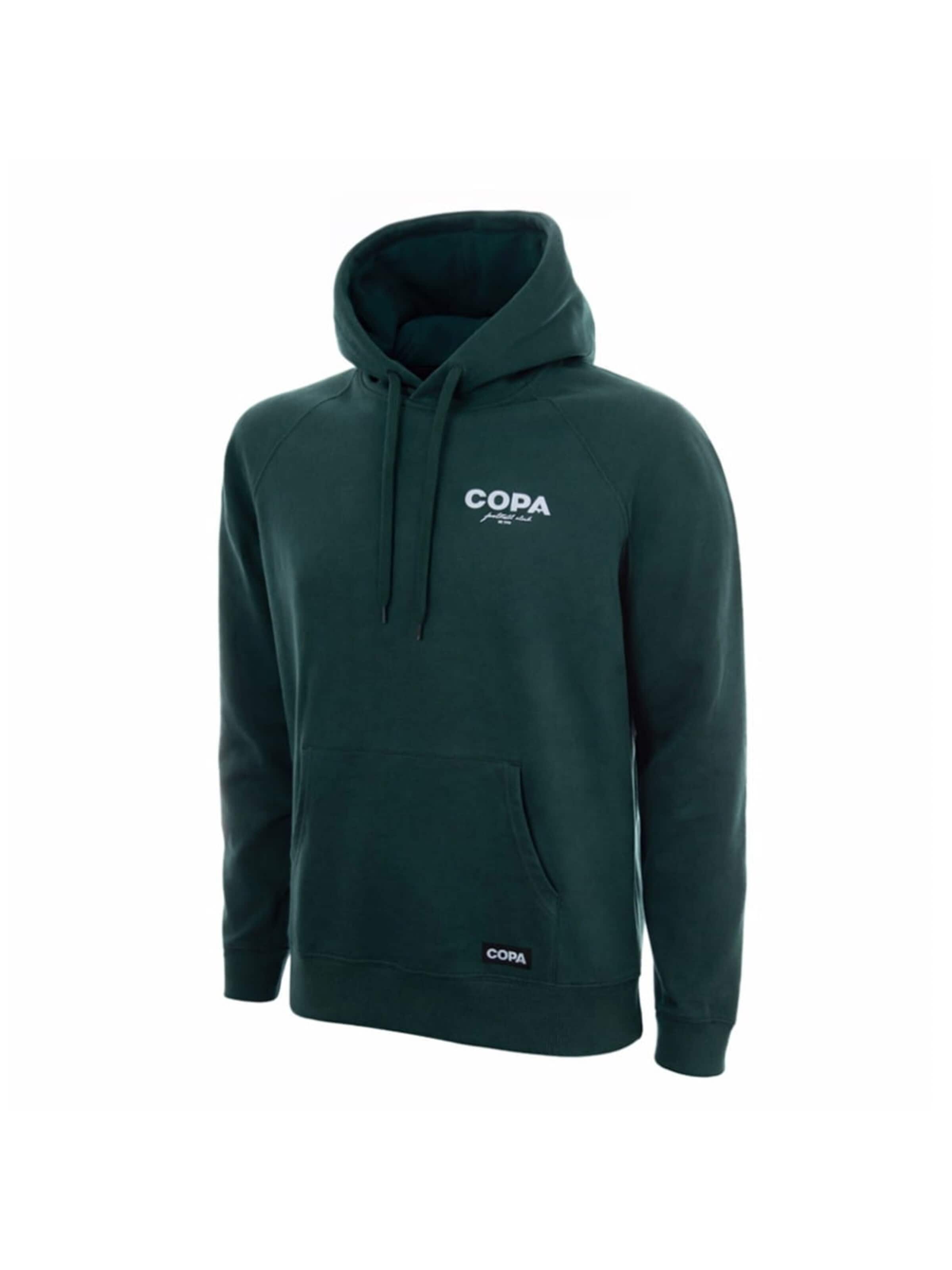 COPA FOOTBALL Trui 'COPA Football Club Hoodie' in Groen: voorkant