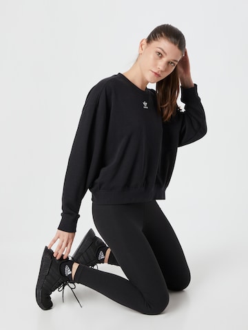 ADIDAS ORIGINALS Sweatshirt 'Essentials+ Made With Hemp' in Schwarz