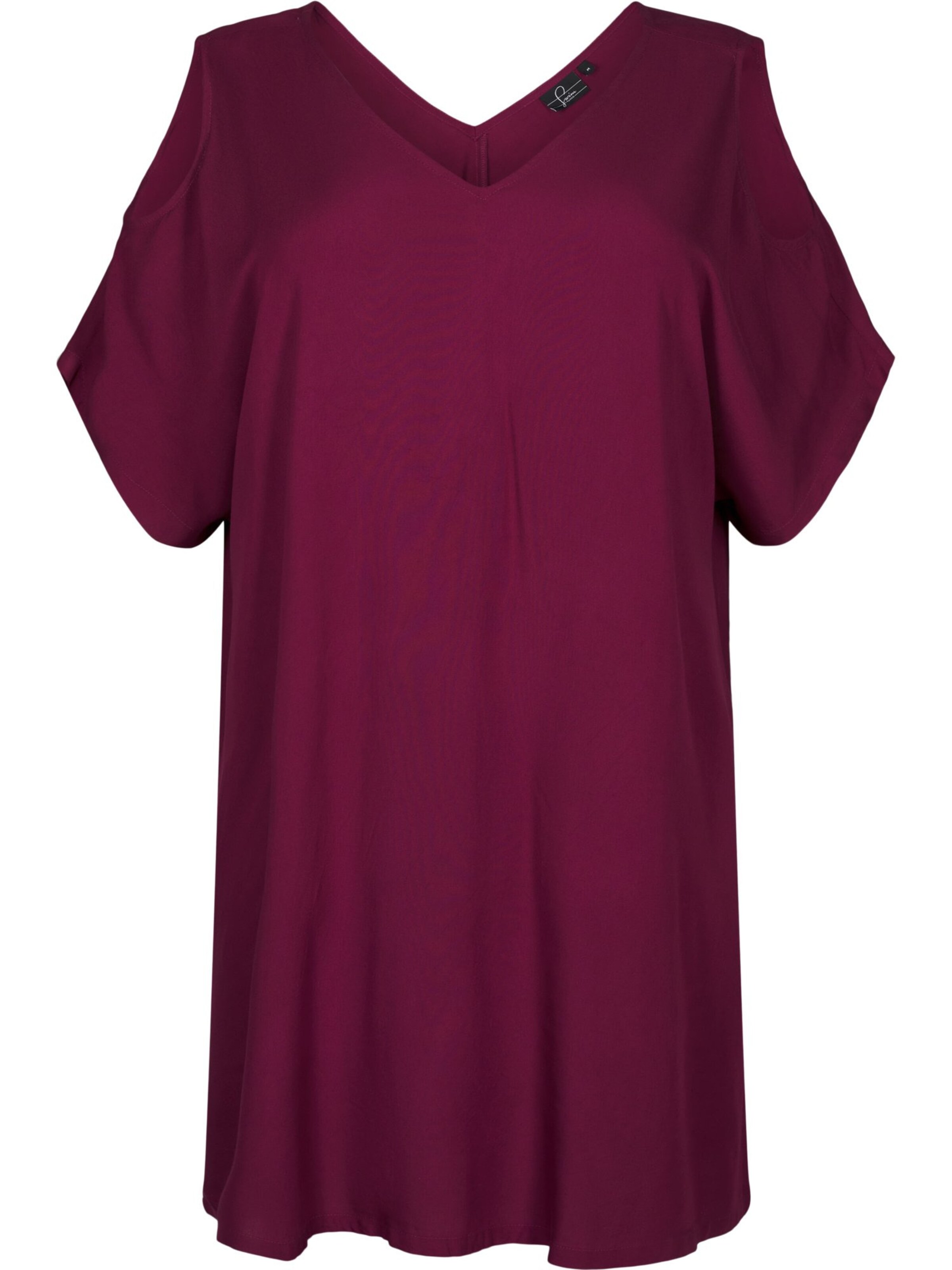 Swim by Zizzi Strandkleid 'SLOW' in Rot: Vorderseite