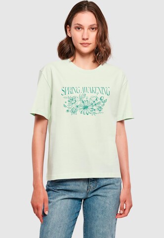 T-shirt 'Spring Awakening' Merchcode en vert : devant
