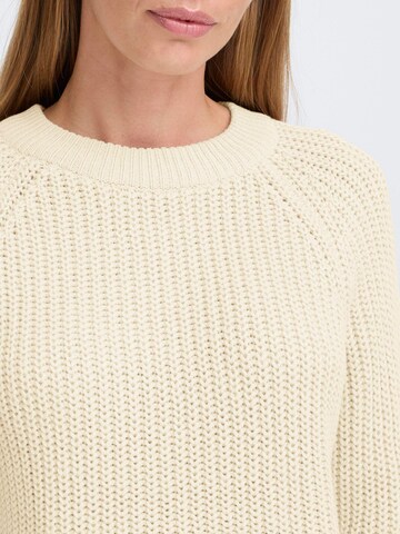 Pull-over ' OXFKANNA ' Oxmo en beige