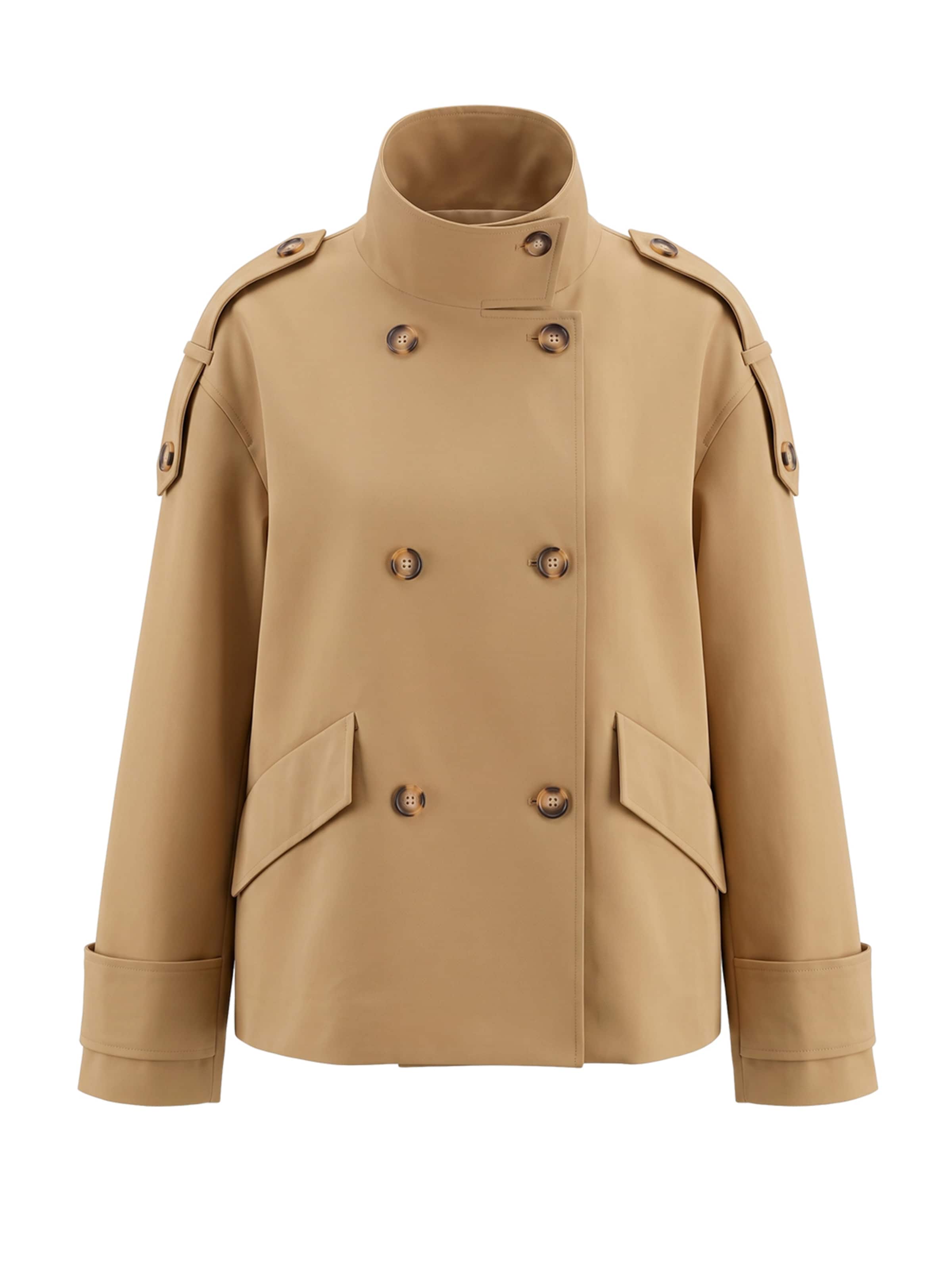 Imily Bela Übergangsjacke in S in dunkelbeige, Produktansicht
