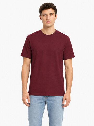YTWOO Shirt '3er Pack Basic T-Shirt'‌‌‌ in Rot
