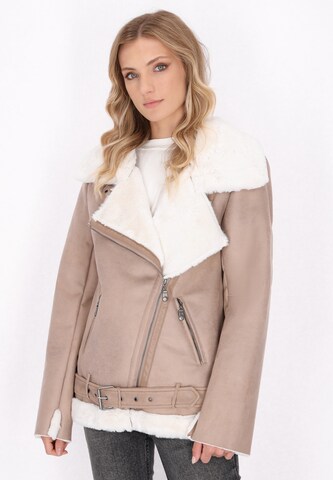 DreiMaster Vintage - Chaqueta de invierno en gris: frente
