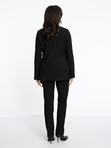 Bootcut Pantalon à plis YOEK en noir