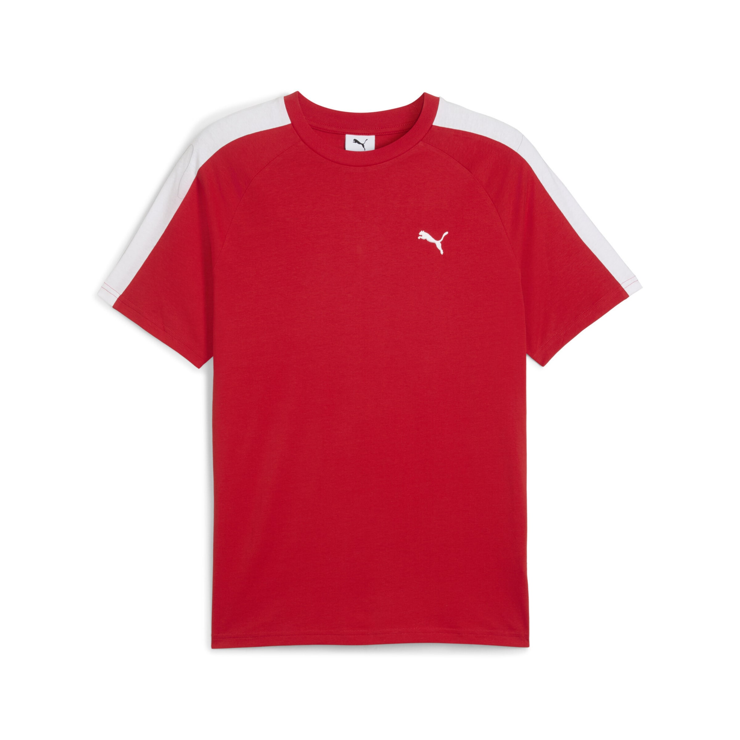 PUMA Shirt 'T7' in Rood: voorkant