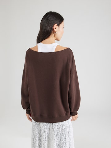 Bluză de molton de la HOLLISTER pe maro