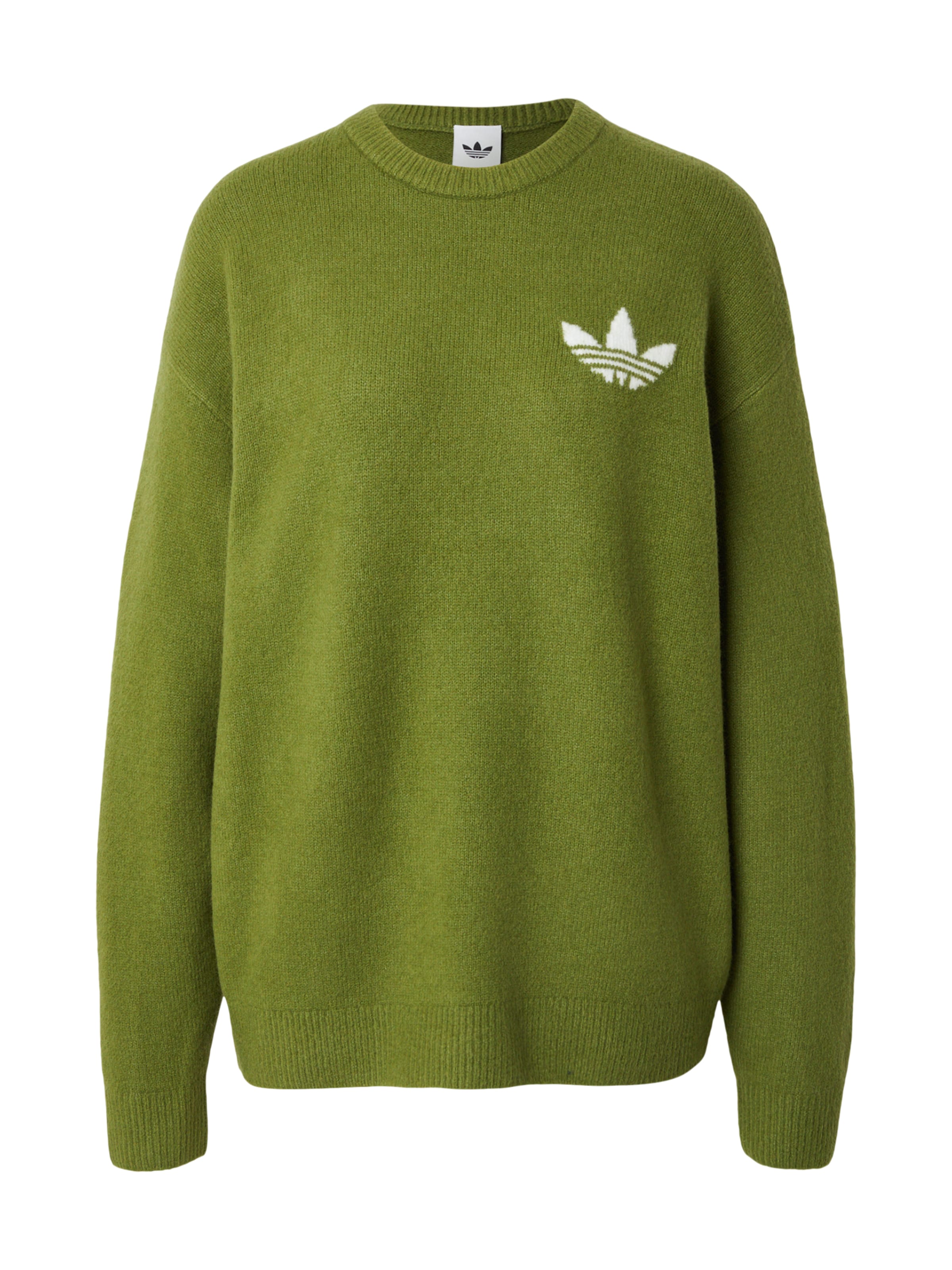 ADIDAS ORIGINALS Sweter 'Athletic Dept' w kolorze kiwi / białym, Podgląd produktu
