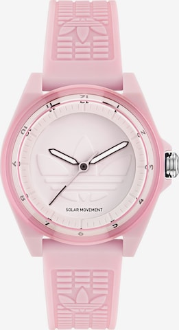 ADIDAS ORIGINALS Analog watch 'Project Four Solar' in Pink: front