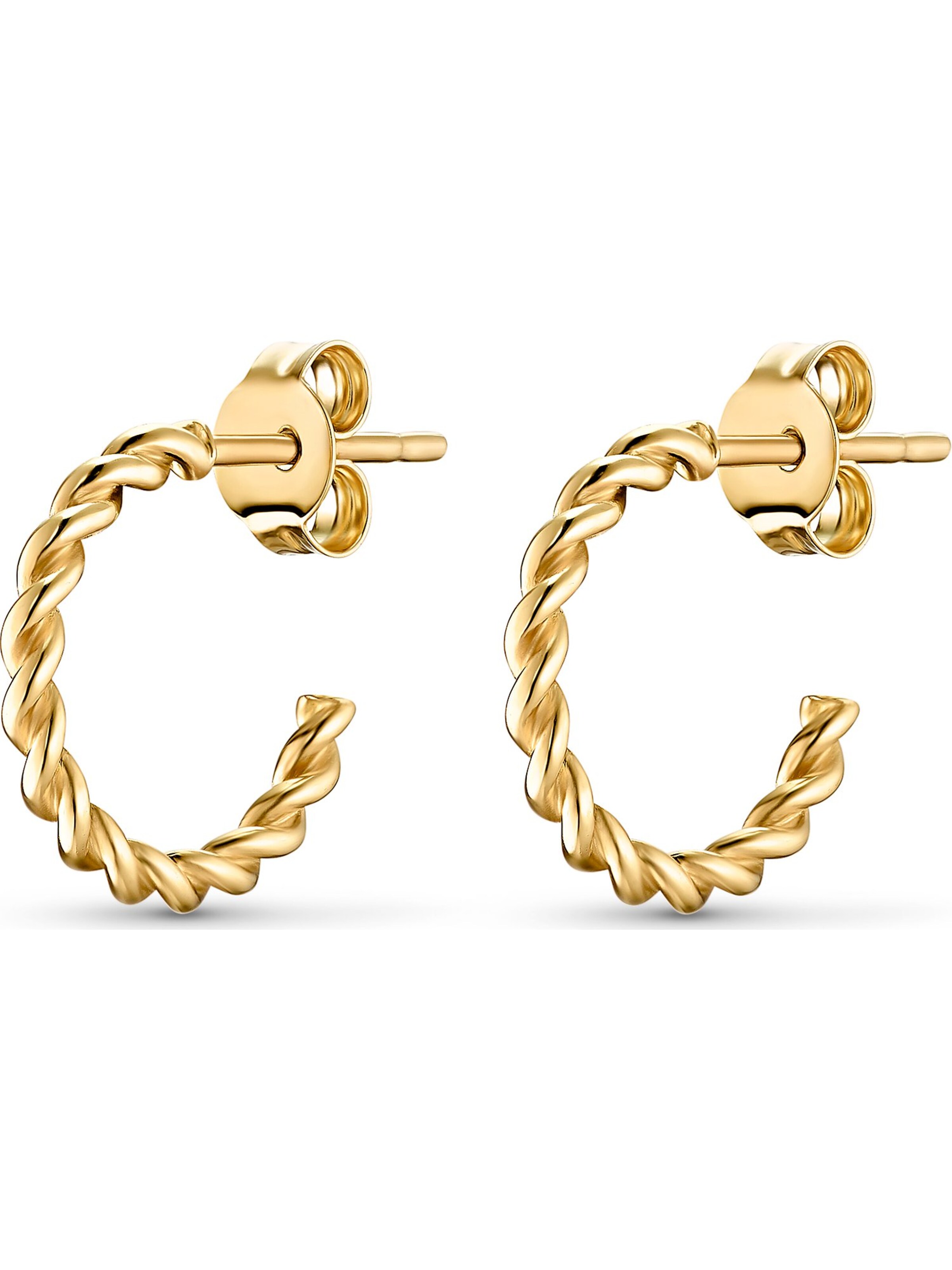 GUIA Ohrringe in Gold: Vorderseite