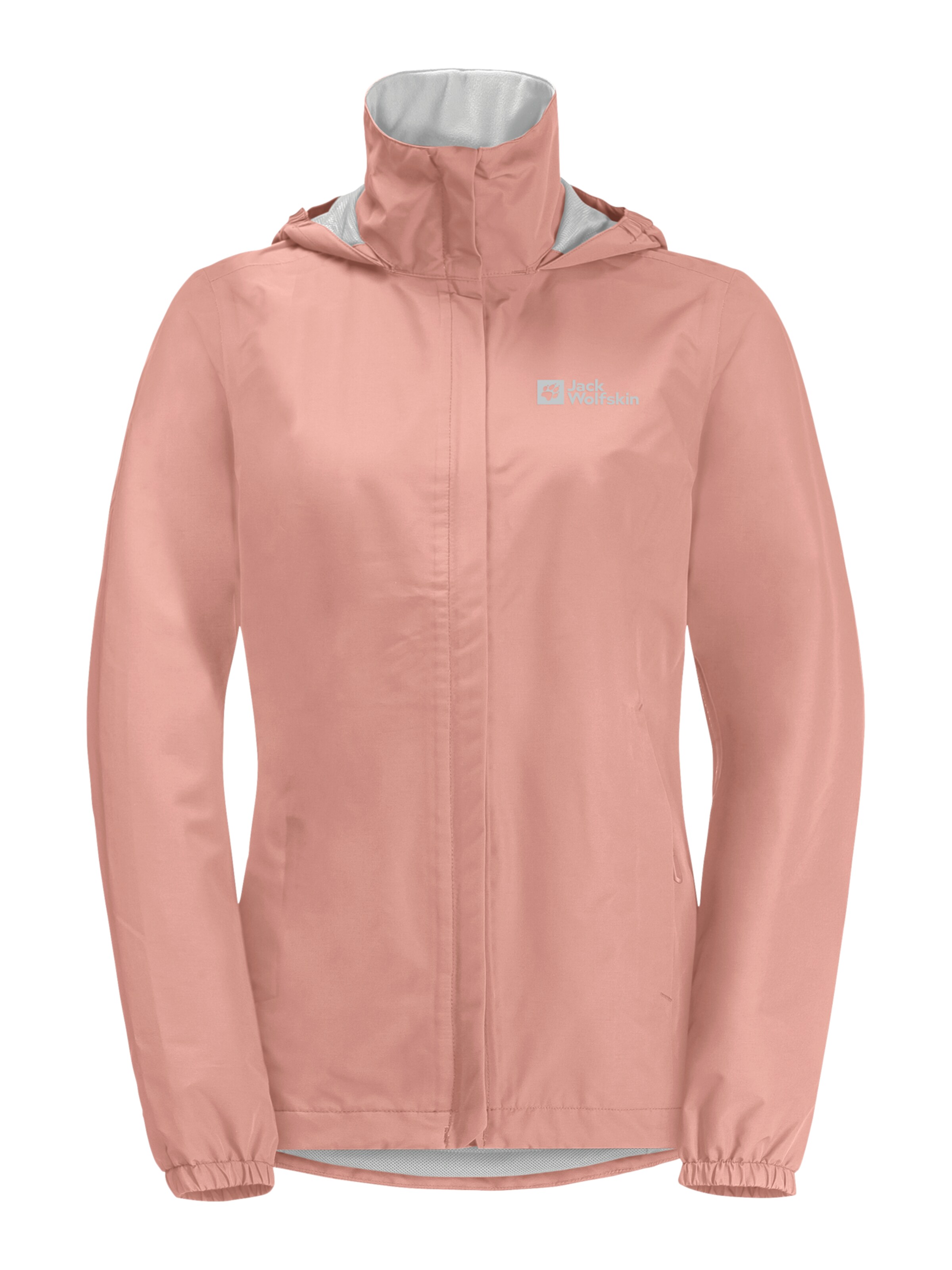 JACK WOLFSKIN Outdoorová bunda 'Stormy Point' – pink: přední strana