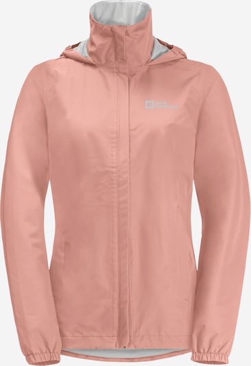 JACK WOLFSKIN Outdoorjas 'Stormy Point' in de kleur Rosé / Zilver, Productweergave