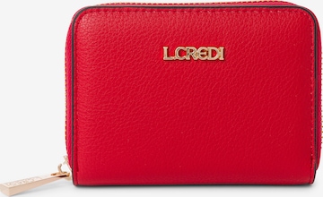 L.CREDI Wallet 'Filippa' in Red: front