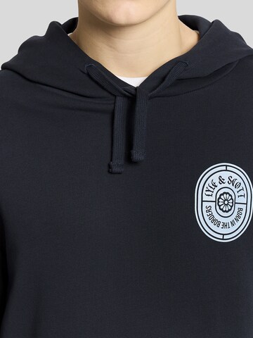 Lyle & Scott Sweatshirt 'Borders' in Blauw
