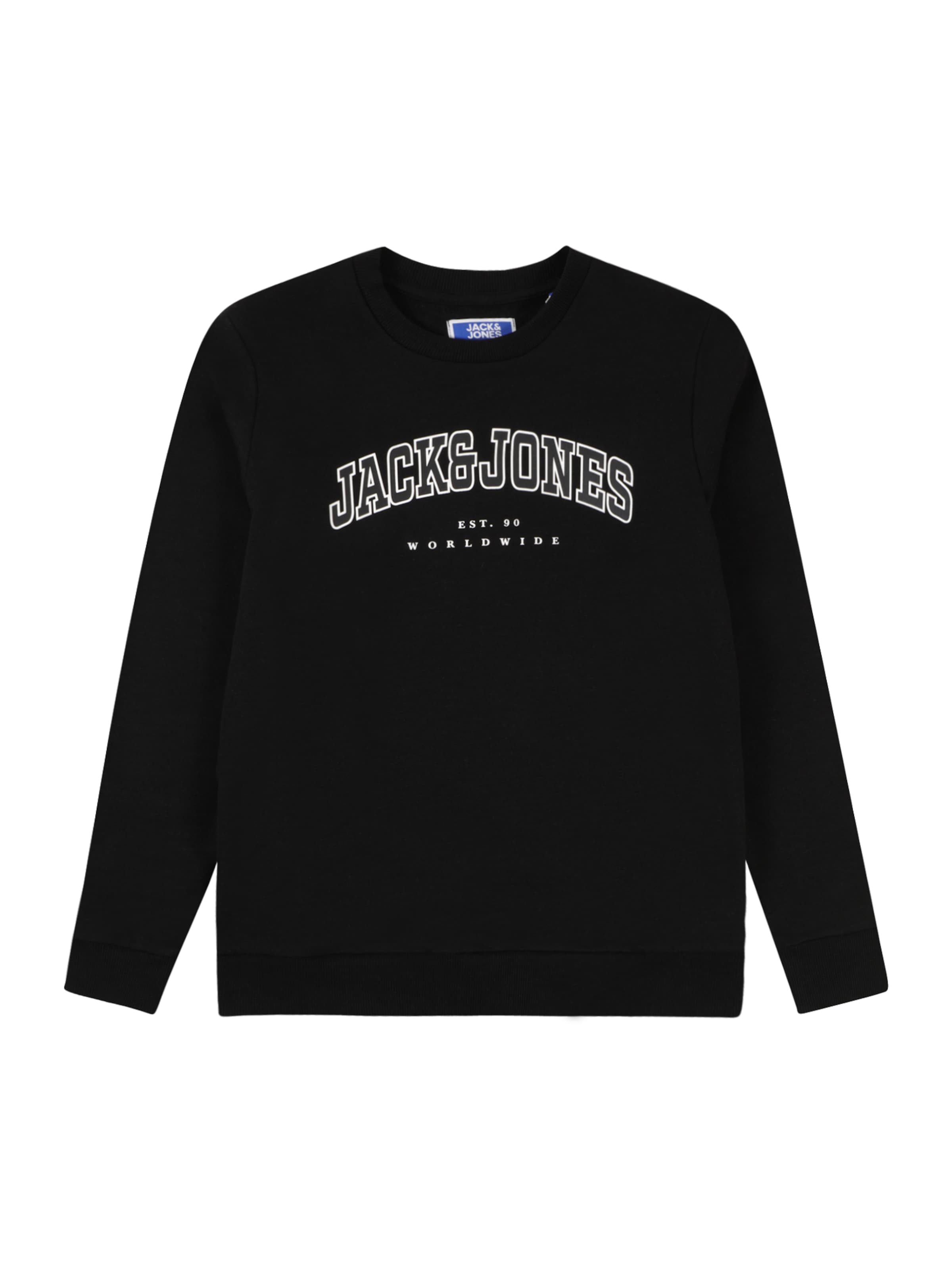 Jack & Jones Junior Μπλούζα φούτερ σε μαύρο: μπροστά