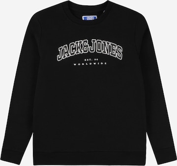 Sweat Jack & Jones Junior en noir : devant