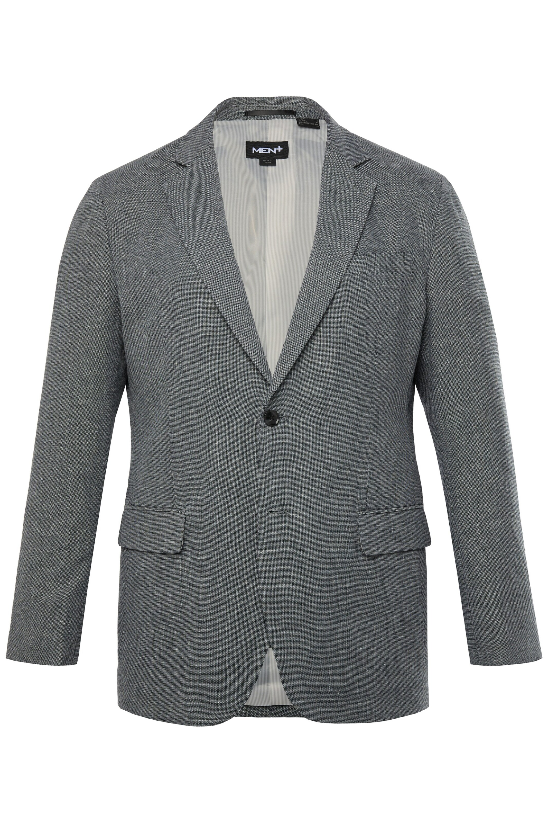 Men Plus Regular fit Colbert in Blauw: voorkant