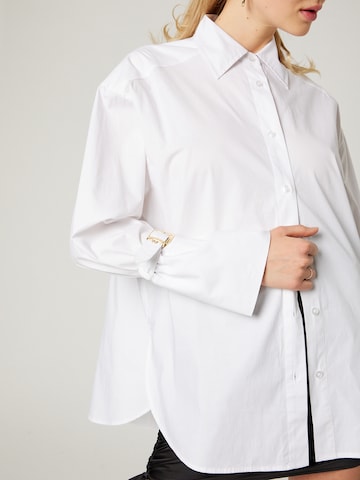 Hoermanseder x About You Blouse 'Cleo' in White