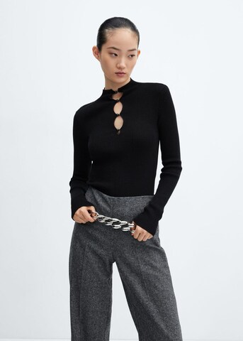 Pull-over MANGO en noir : devant