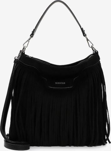 Emily & Noah Pouch 'Hedda' in Black: front