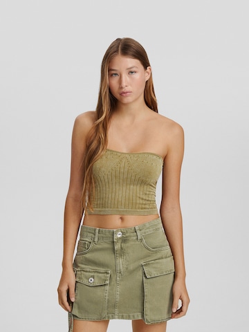 Bershka Skirt in Green: front