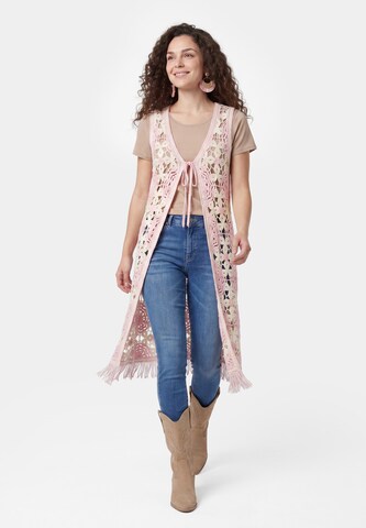 usha FESTIVAL Gebreide bodywarmer in Roze