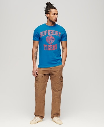 T-Shirt Superdry en bleu