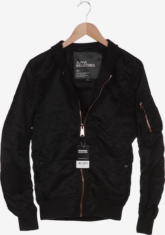 ALPHA INDUSTRIES Jacket & Coat in S in Black: front
