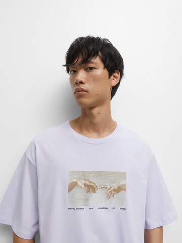 Tricou de la Pull&Bear pe mov