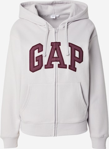 Hanorac 'HERITAGE' de la GAP pe gri: față
