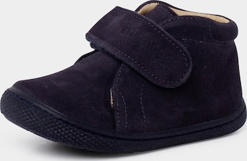 Pisamonas - Bota em azul: frente