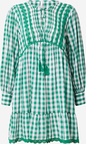 Pepe Jeans Jurk in Groen: voorkant