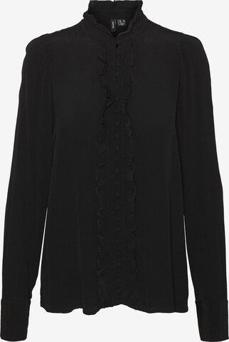 VERO MODA Blouse 'SELLA ' in Zwart: voorkant