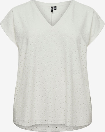 Chemisier 'TASSA' Vero Moda Curve en blanc : devant