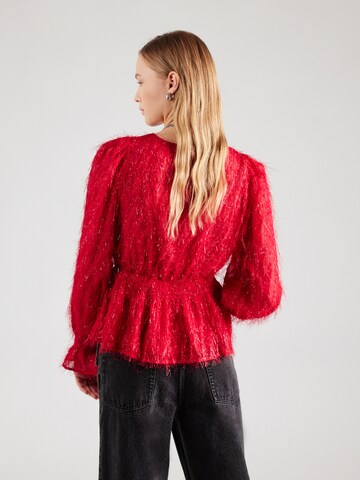 VILA Blouse 'VIFeather' in Red