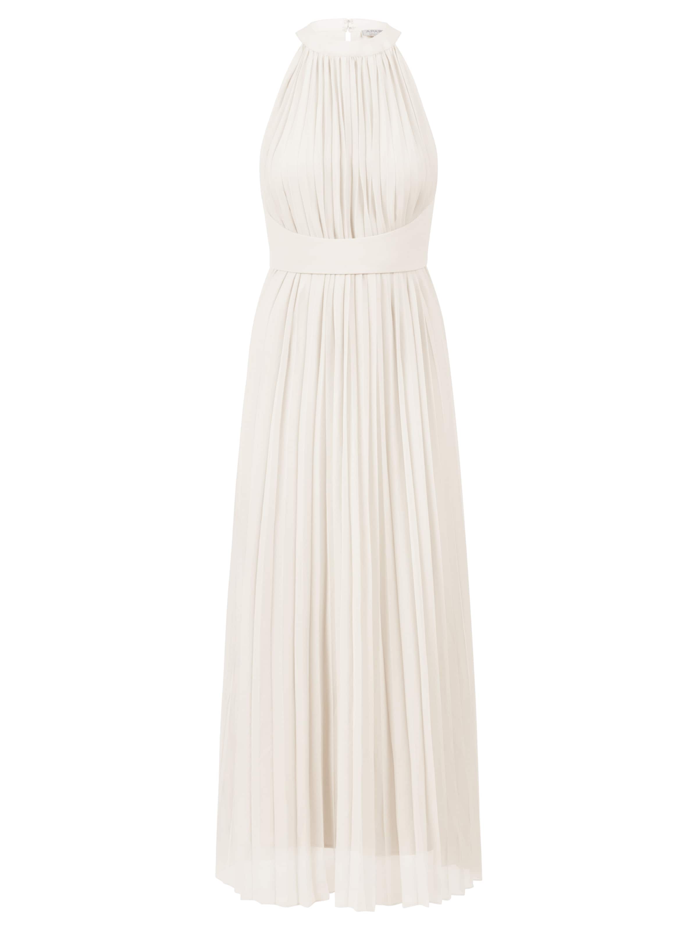 APART Evening Dress in Beige: front