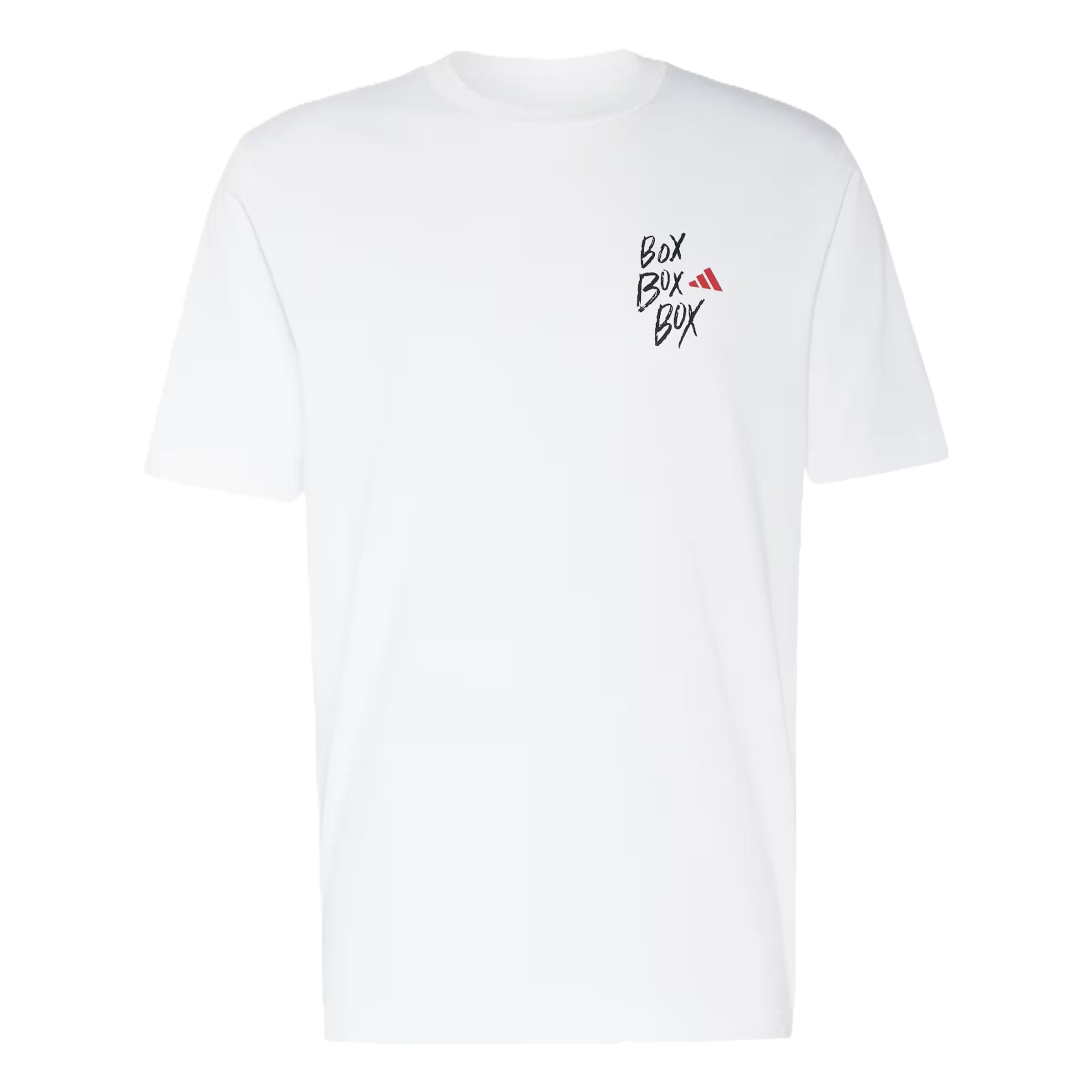 Tricou funcțional 'MOTORSPORT BOX 3' de la ADIDAS SPORTSWEAR pe alb: față