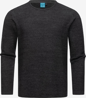 Ragwear - Jersey 'Knitson' en negro: frente