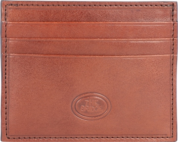 The Bridge Wallet in Brown: front