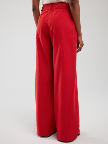 BIG STAR Wide leg Trousers 'Malu' in Red