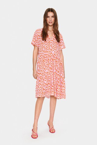 SAINT TROPEZ Shirt Dress 'Eda' in Pink